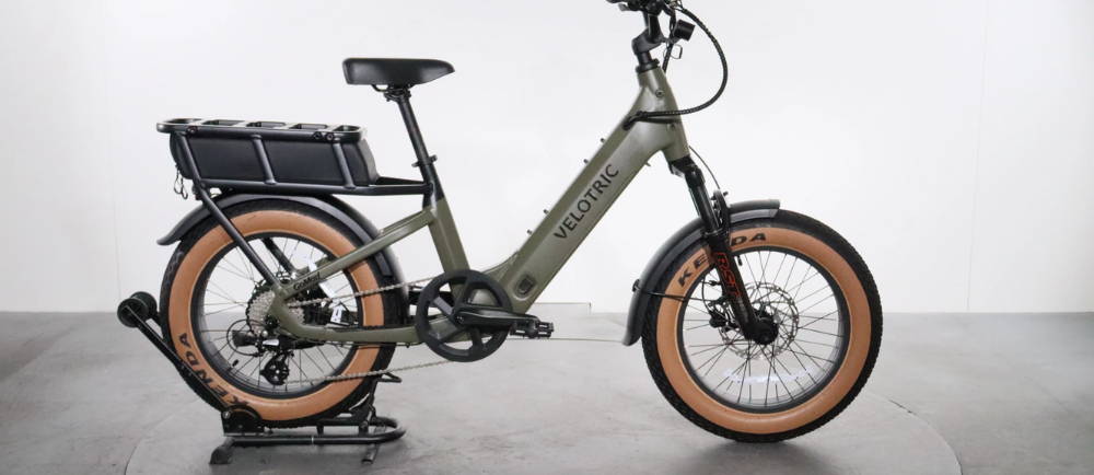 Velotric fat tire electric bike on display