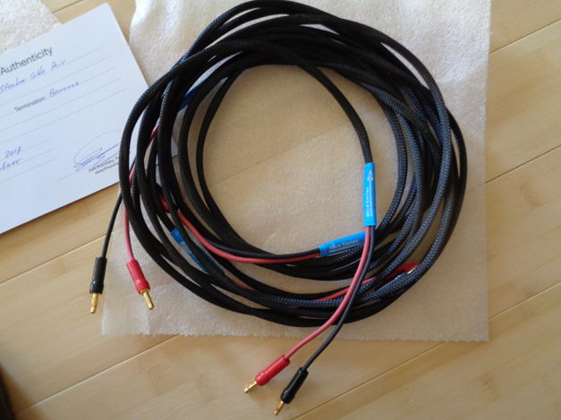 WyWires, LLC Blue Series Speaker Cable 12' pair with ba...