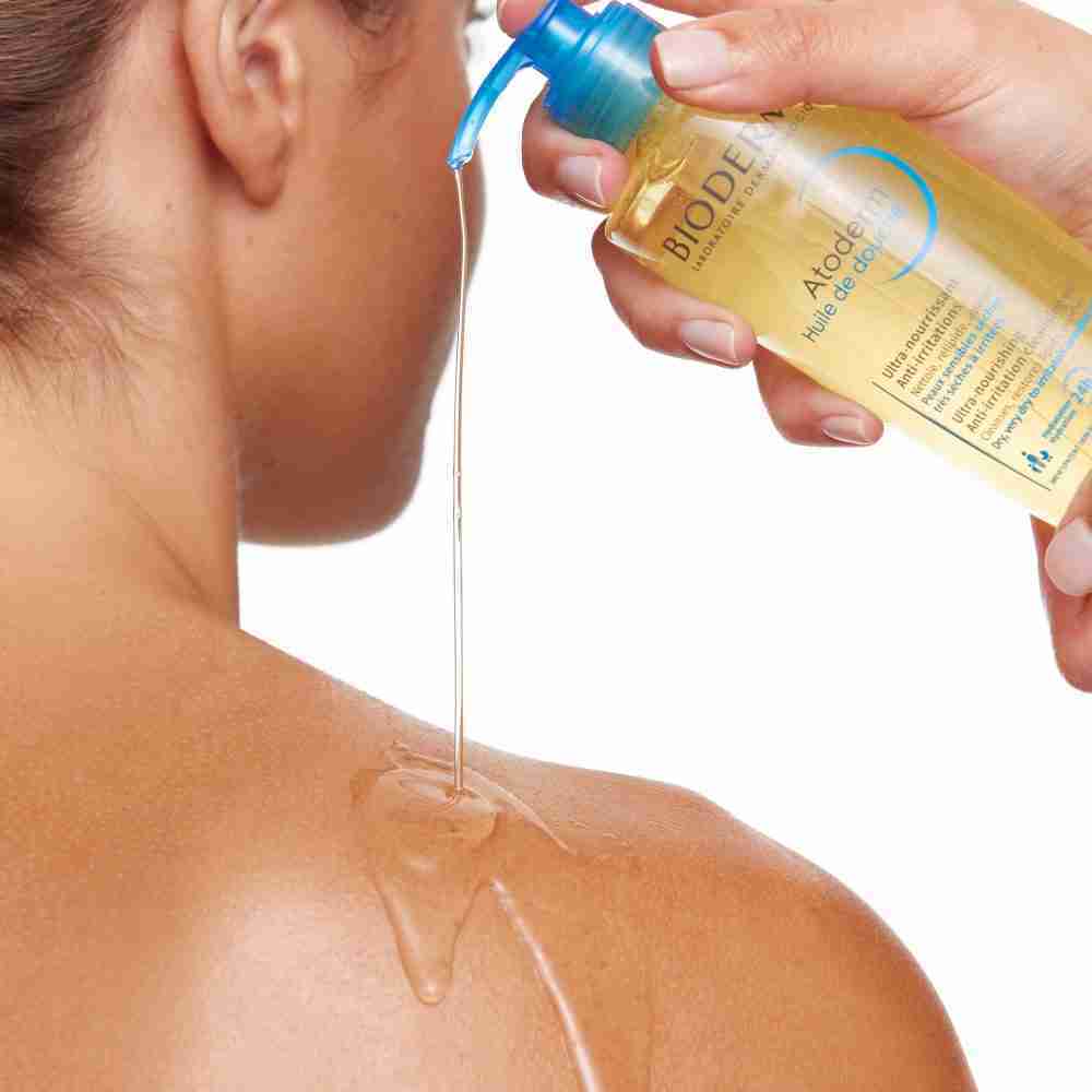 Bioderma Atoderm Ultra-Nourishing Shower Oil Cleanser - 100Ml - Image 4