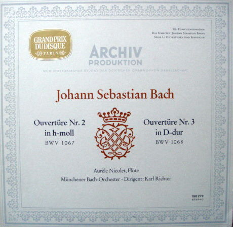 1st Press Archiv / RICHTER, - Bach Overtures No.2 & 3, ...
