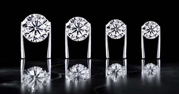 4C diamond grading and cost by carat weight