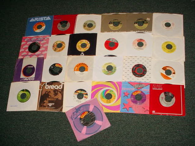 JUKE BOX 45RPM RECORD LOT - of 25 more 1960s-70s pop ro...