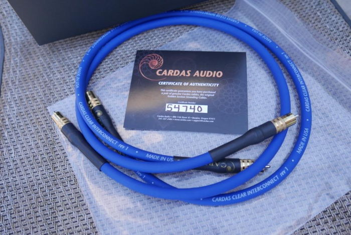 Cardas Audio Clear Rev 1 RCA Interconnects 1m Cardas Au...
