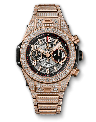Big Bang Unico 45 King Gold / Pavé / Bracelet