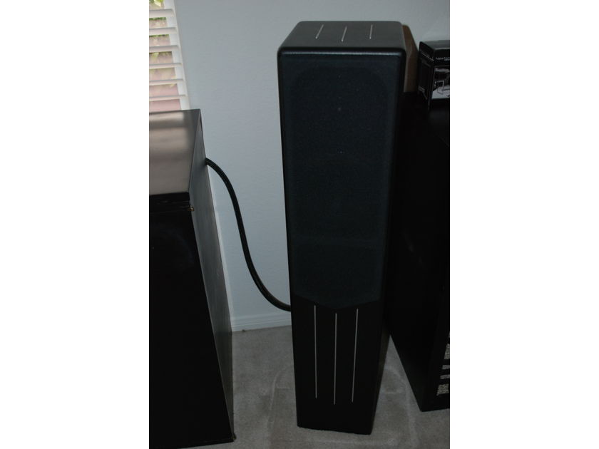 MERLIN VSM SPEAKERS WITH SUPER BAM BLACK STEREOPHILE CLASS A RATED