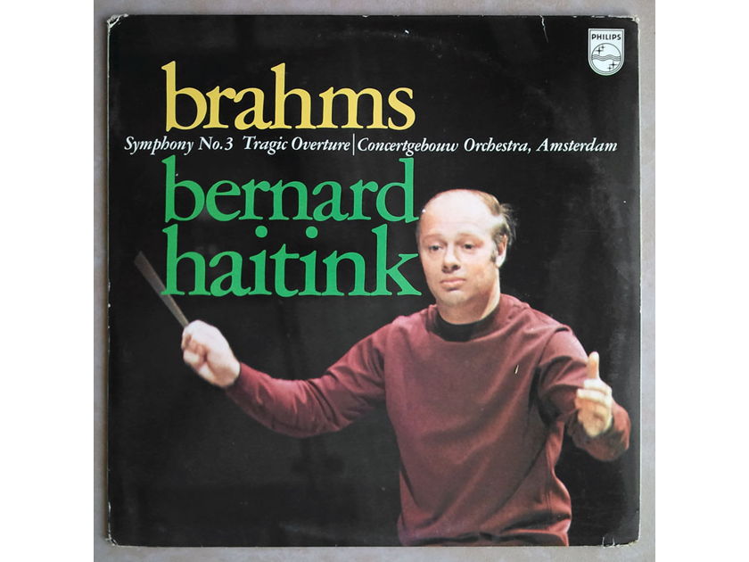 PHILIPS | HAITINK/BRAHMS - Symphony No. 3, Tragic Overture / NM