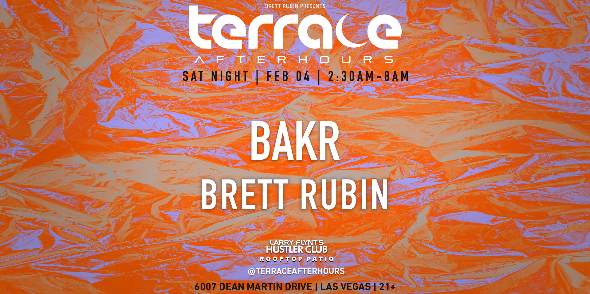 Bakr at Terrace Afterhours promotional image