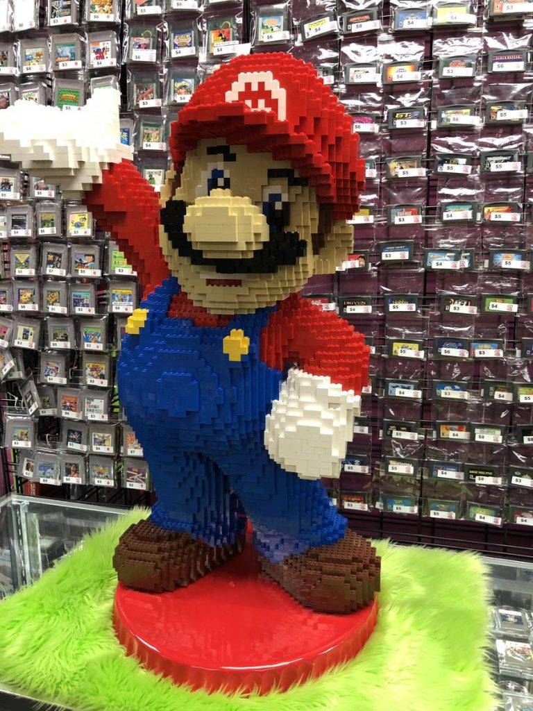 LEGO Mario Sculpture 