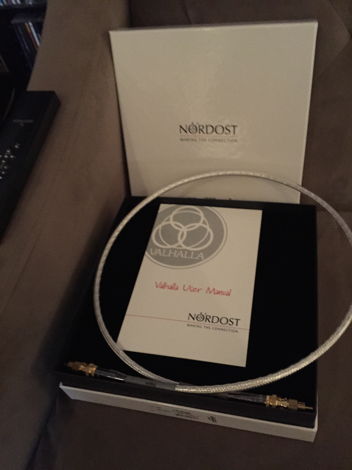 Nordost  Valhalla digital cable 75 ohm Free ship US 48 ...