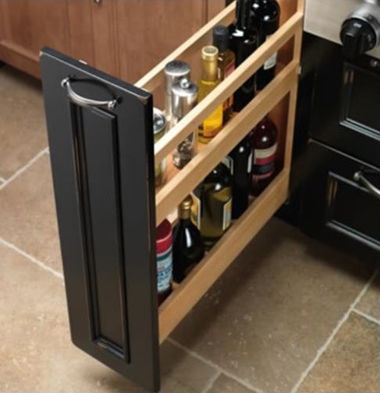 OPTIONAL 9″ BASE PULL OUT PANTRY OPTIONAL 9″ BASE PULL OUT PANTRY