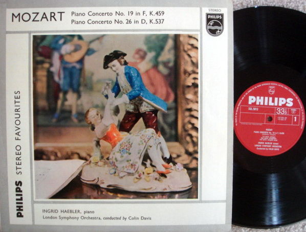Philips UK / HAEBLER, - Mozart Piano Concerts No.19 & 2...