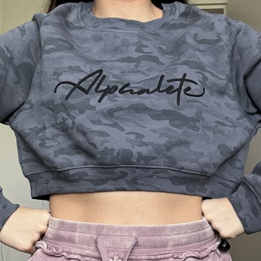 Alphalete cropped sweater 