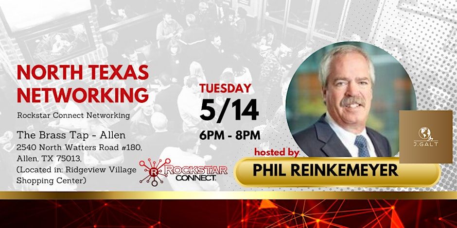 Free North Texas Rockstar Connect Networking Event (May) promotional image