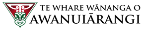 Te Whare Wānanga o Awanuiārangi logo