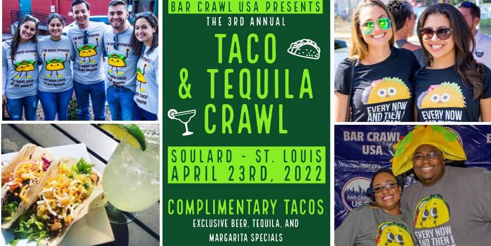 Taco & Tequila Crawl: Soulard/St. Louis promotional image