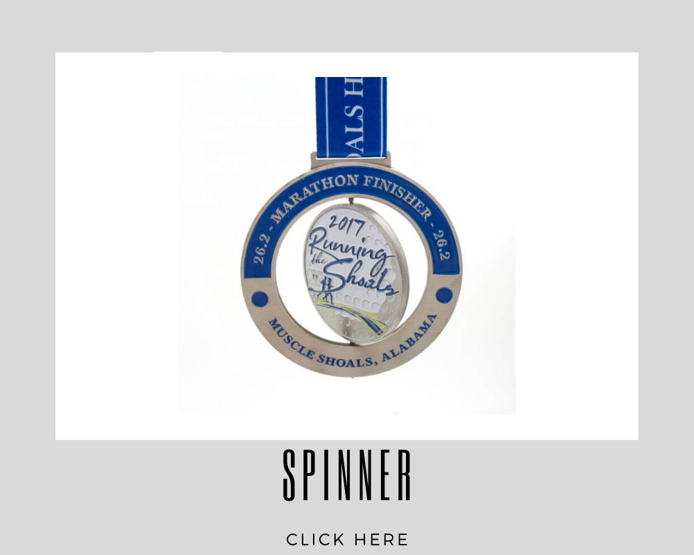 Custom Spinner Corporate Medallions