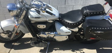 2013 SUZUKI VL800T BOULEVARD C50T motorcycle for rent near Hawthorne, CA