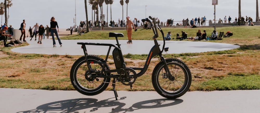 A Rad Power Bike By The Beach