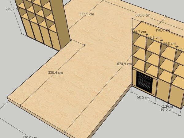 Projecten op maat, klantproject Houtenmeubelshop