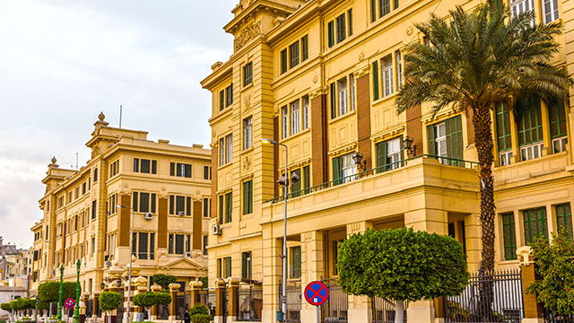 Grand architecture, Abdeen Palace, Cairo, Egypt Grand architecture, Abdeen Palace, Cairo, Egypt