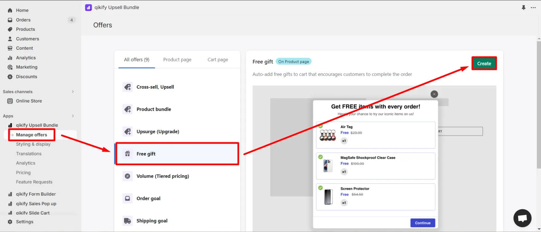 How to Add Free Gift with Purchase on Shopify In Minutes – Qikify ...