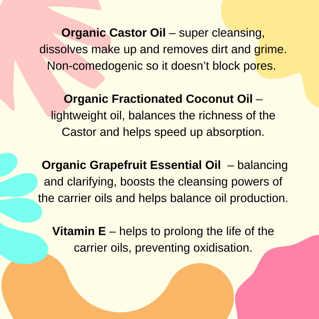 ingredient benefits of cleansing oil