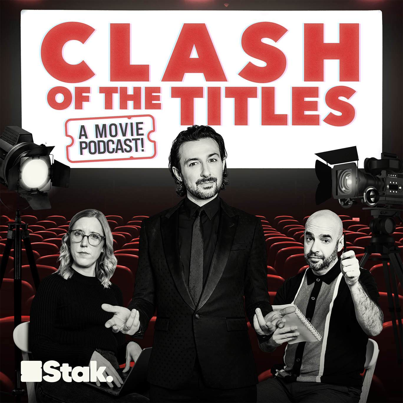 The artwork for the Clash Of The Titles - a movie podcast! podcast.