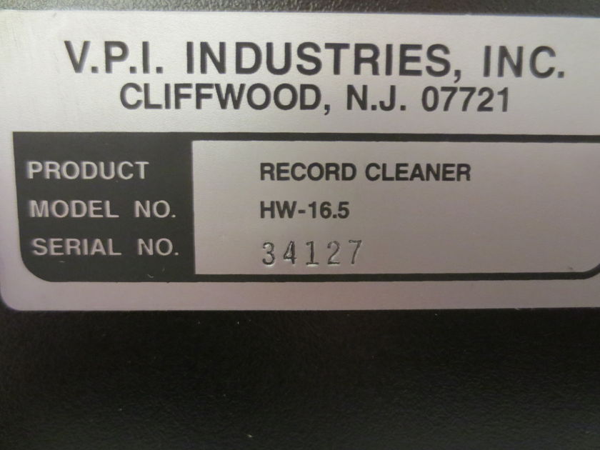 VPI Industries HW-16.5 RCM Could pass for new