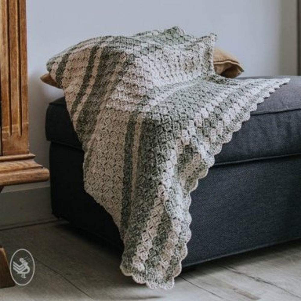 Cosy Stripes Blanket Crochet Pattern