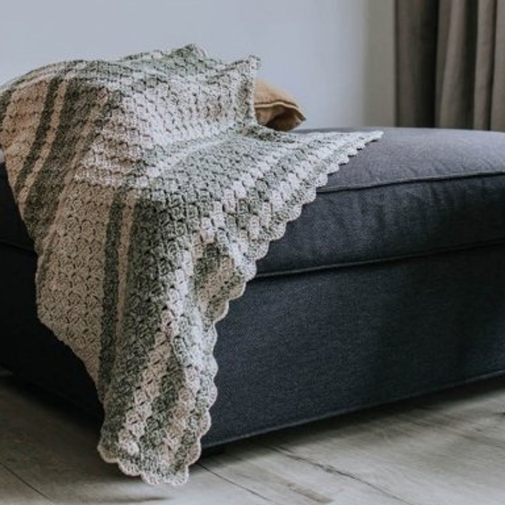 Cosy Stripes Blanket Crochet Pattern