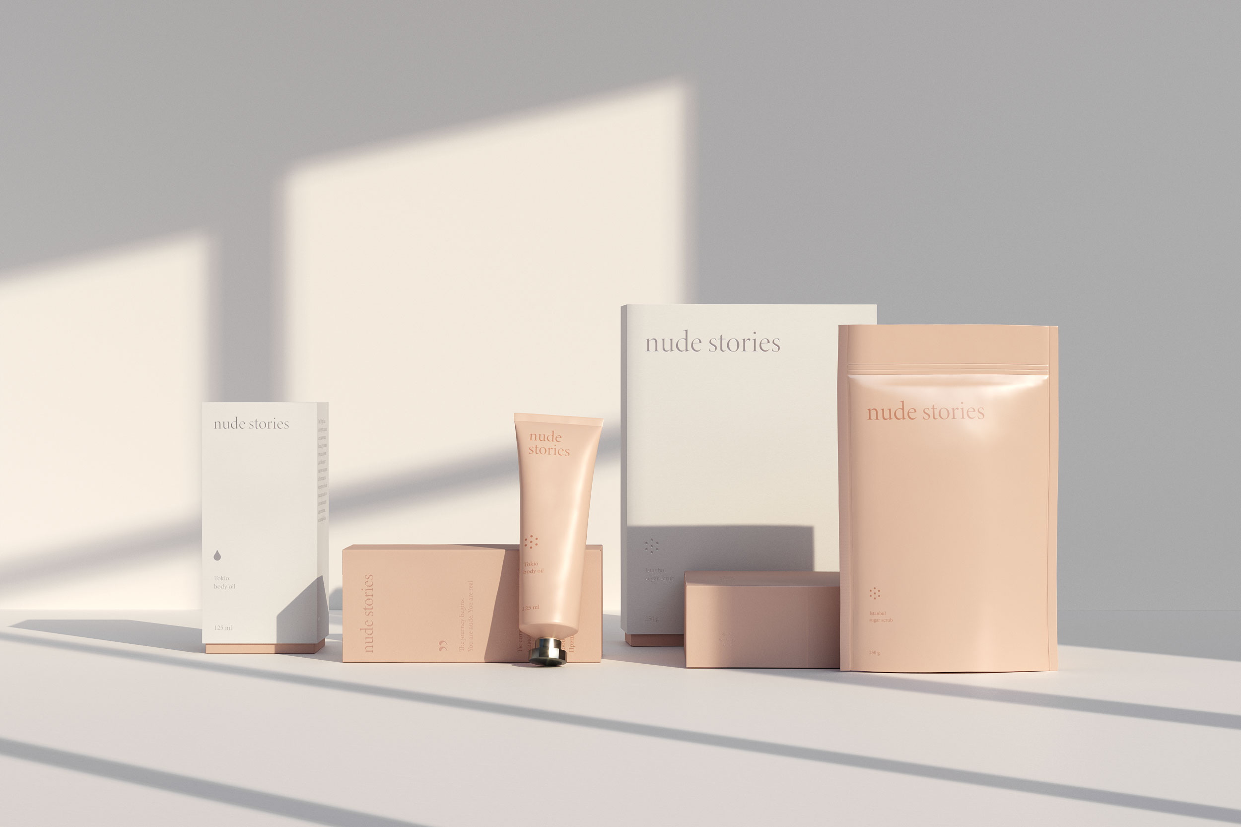 Nude Stories: A Body Oil Brand That Seeks To Expose | Dieline - Design ...