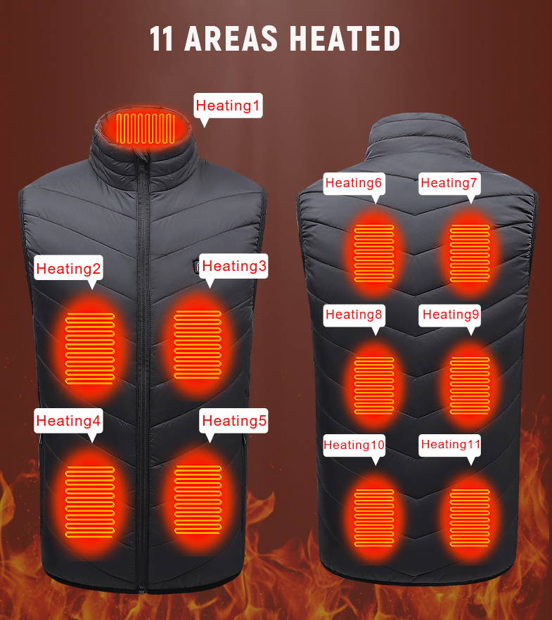 Heated Vest, Electric Heated Vest, Rechargeable Heated Vest, Mens Heated Vest, Womens Heated Vest, Heated Vest for Men, Heated Vest for Women,