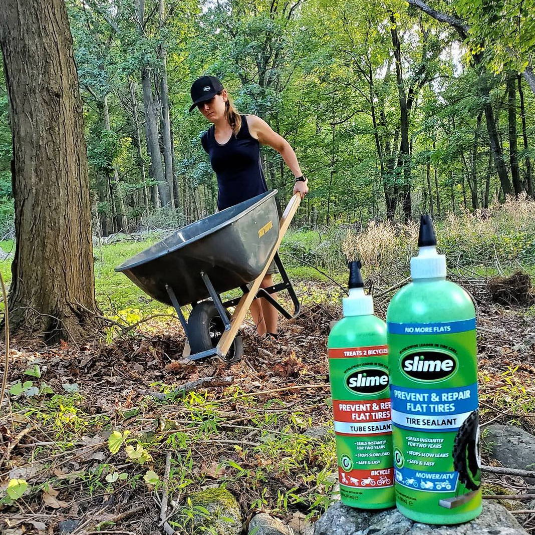 Slime Sealants with a Wheelbarrow