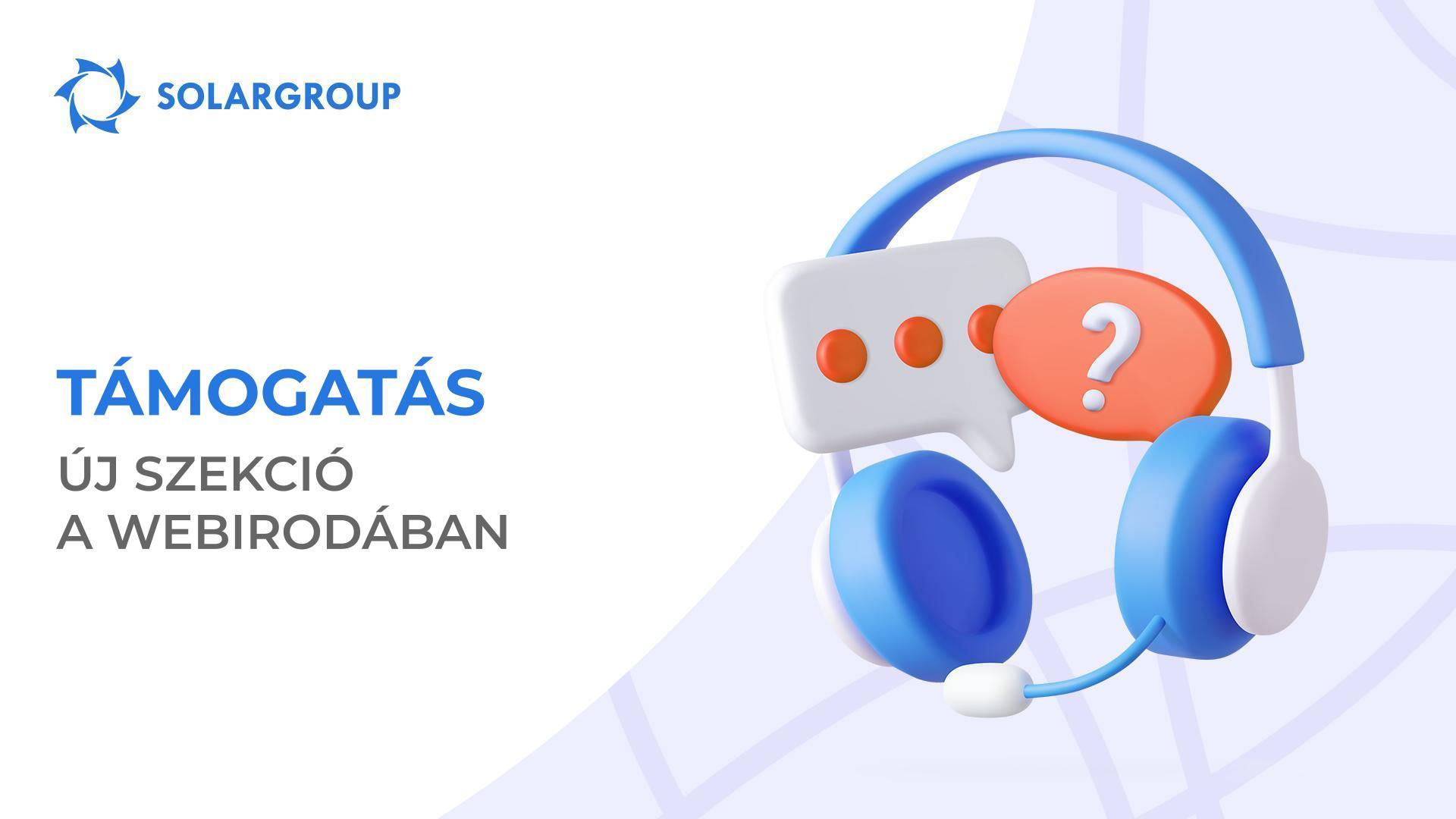 Több támogatás a webirodában