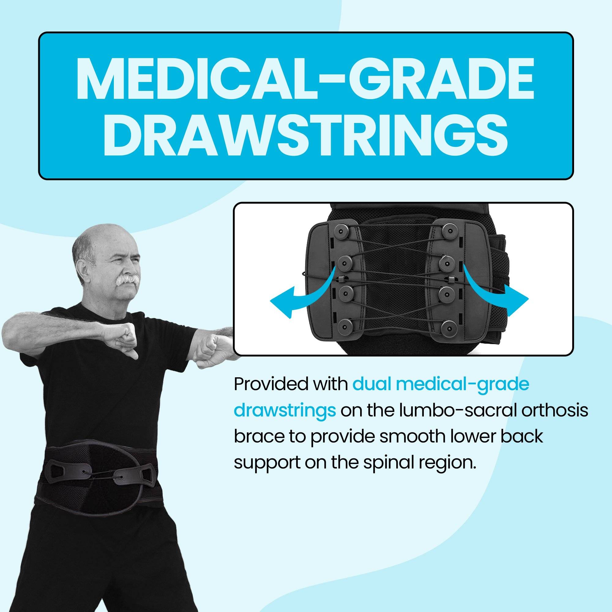 comfyorthopedic oa unlaoder knee brace built with anti slip lining 