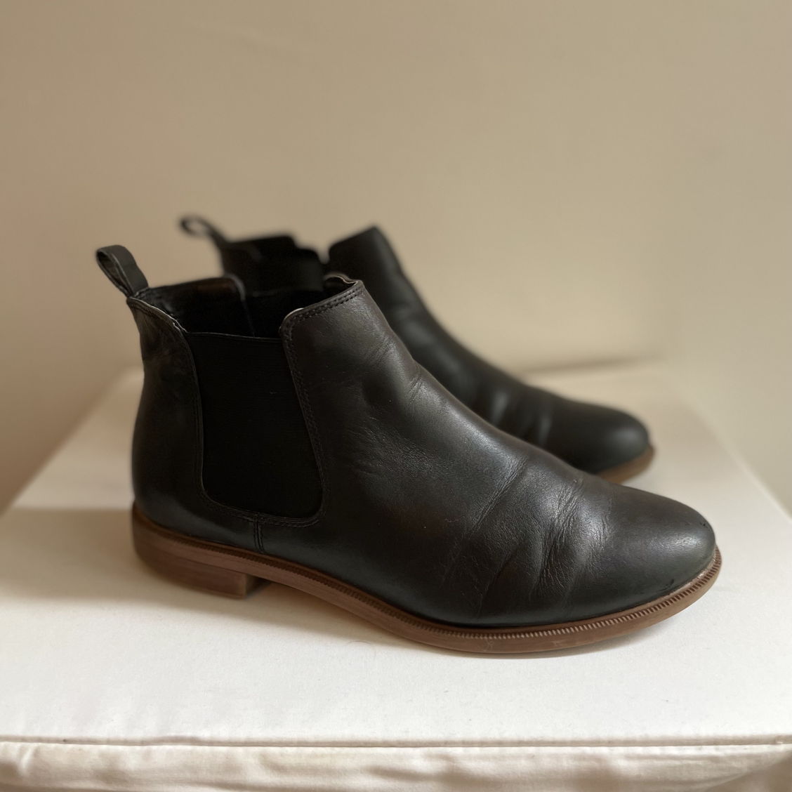 Clanks leather ankle boot