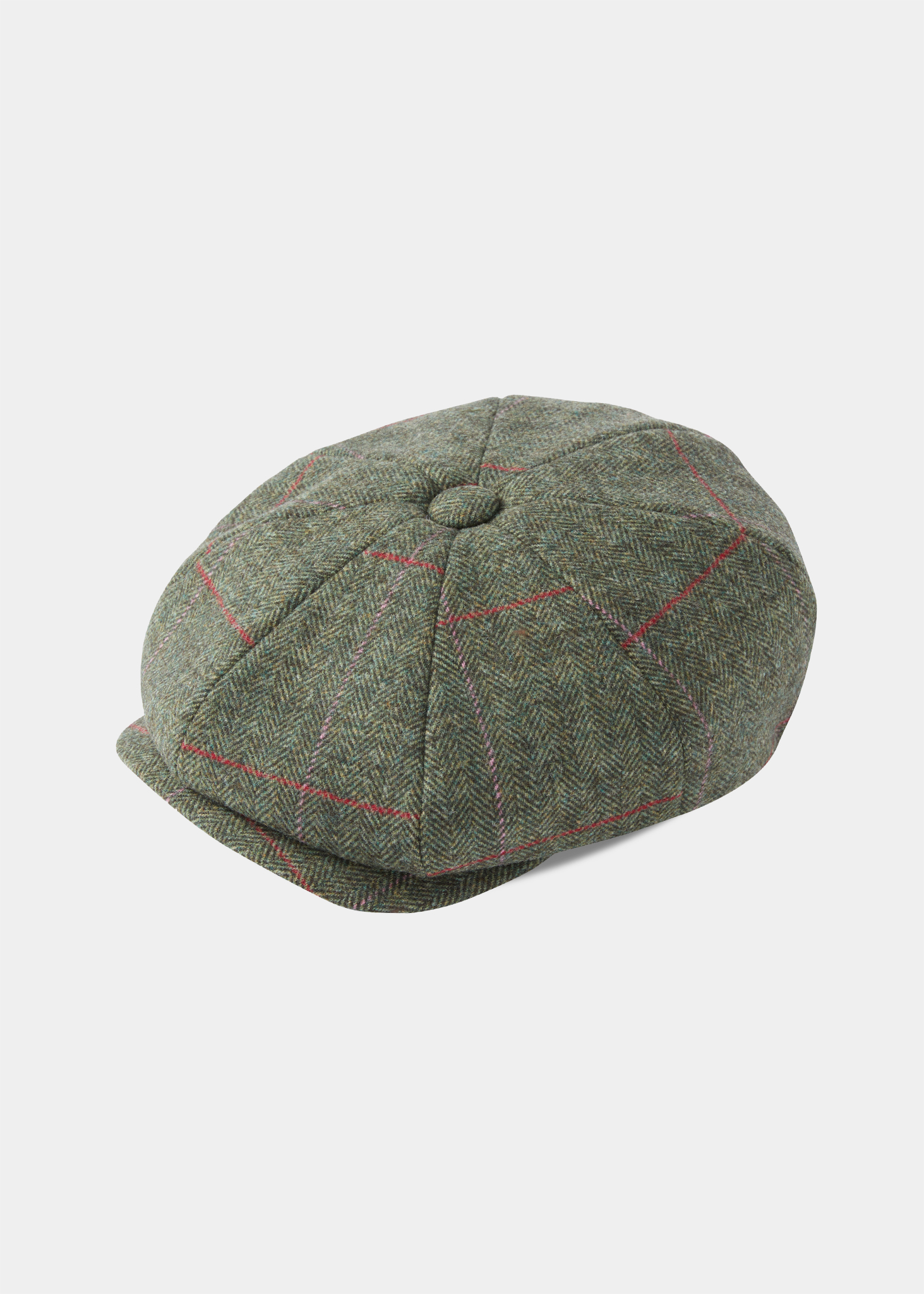 COMBROOK LADIES TWEED COUNTRY CAP IN HEATH