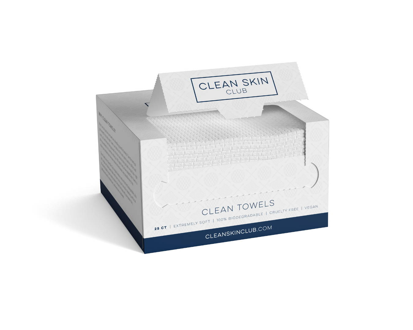 Clean Towels 25 Count Clean Skin Club