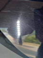 Billede af ridser i lakken på bil
