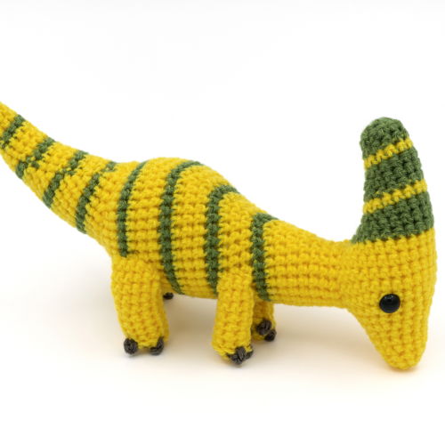 Amigurumi Parasaurolophus-dinosaurus