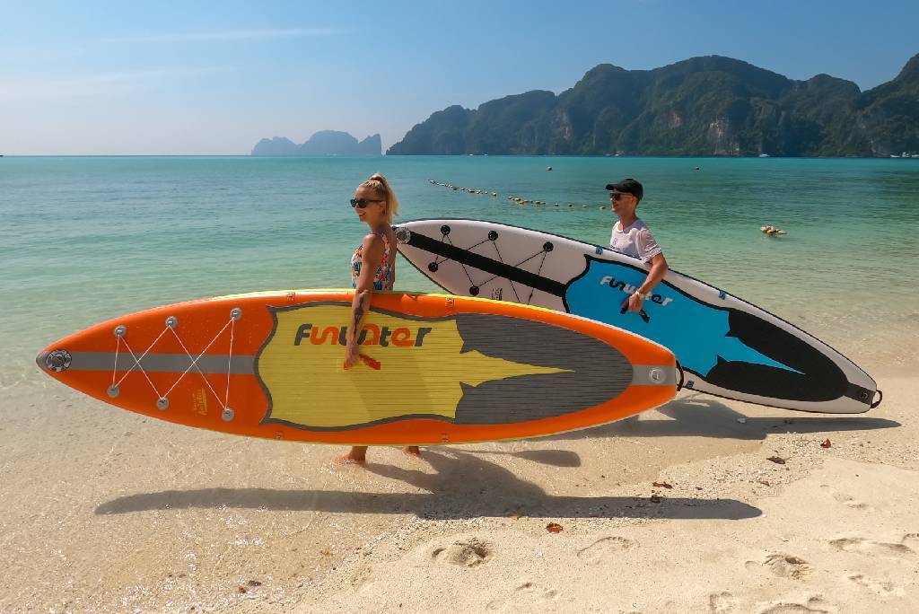 Blow up paddleboarding in Canada with UV-blocking sunglasses