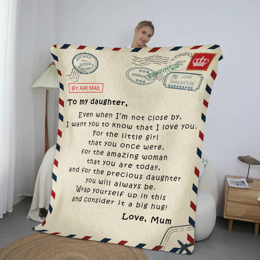 Mother For my daughter / For my son Premium Blanket™ Ver. 2 Fravra