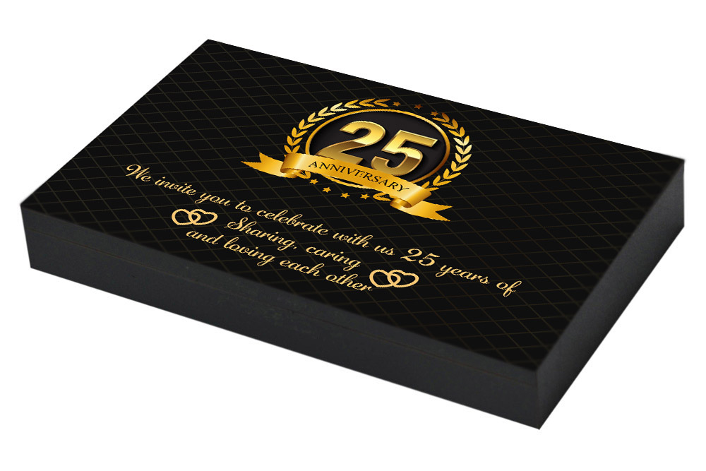  25th  Wedding  Anniversary  Invitation Return  Gifts  