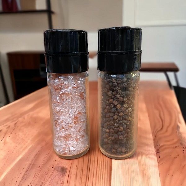 Gourmet Himalayan Salt & Peppercorn Grinders