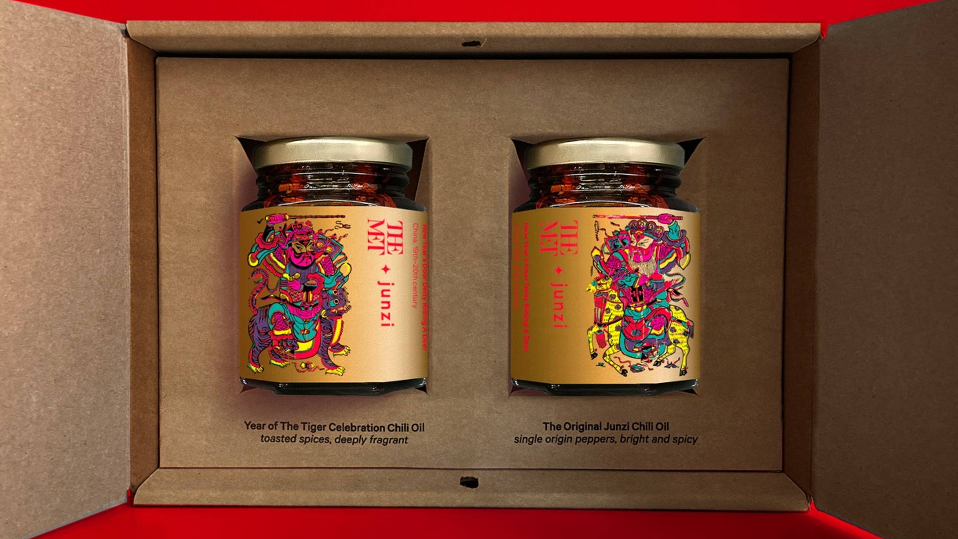 Featured image for The Met x Junzi Year Of The Tiger Chili Oil Gift Box
