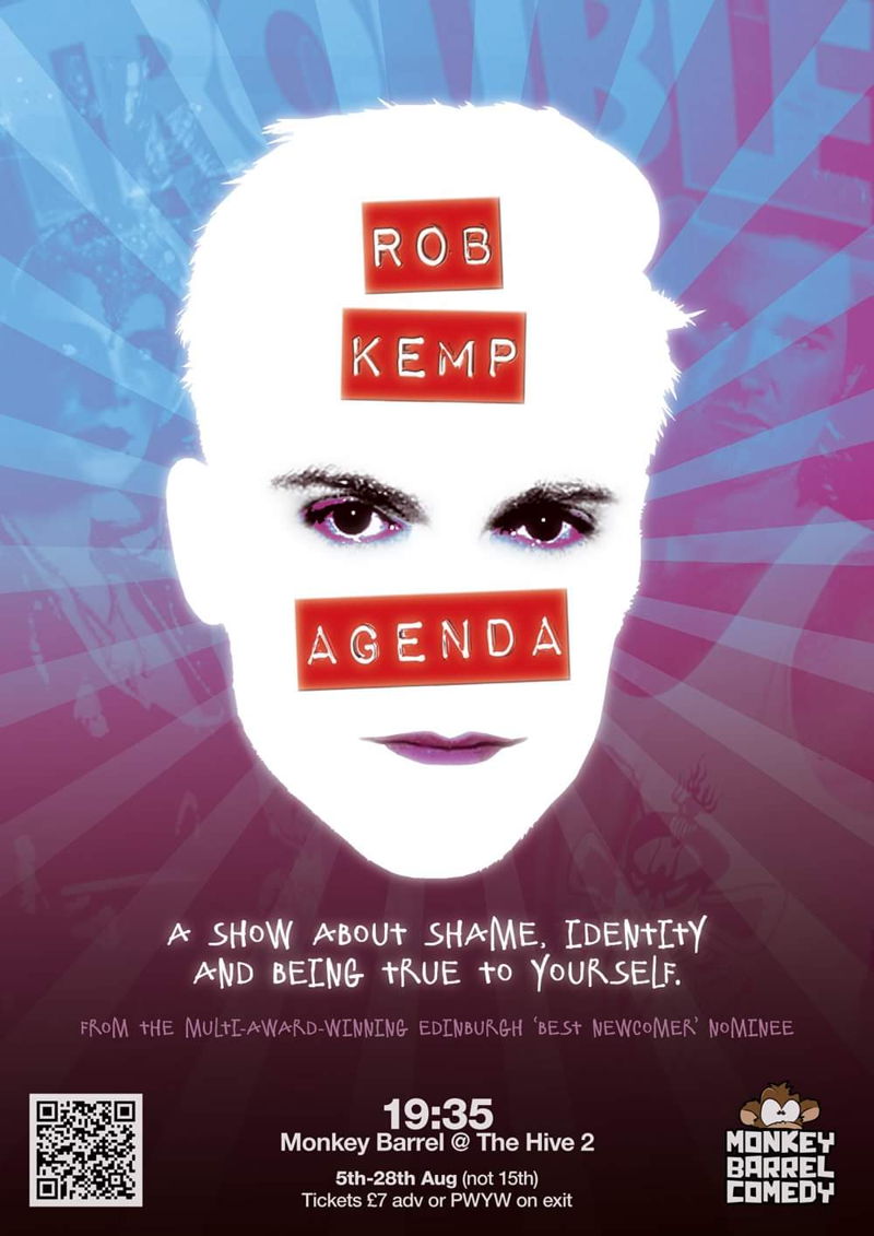 The poster for Rob Kemp: Agenda