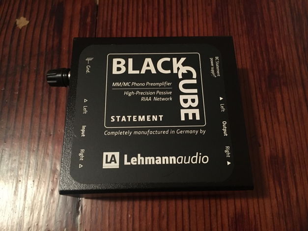 Lehmann Audio Black Cube Statement