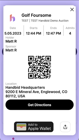 iphone ticket