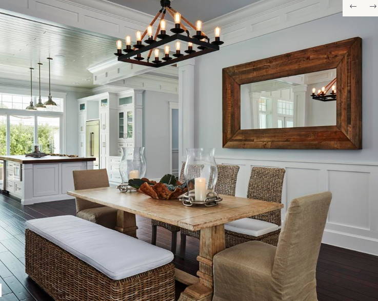 beach house dining room