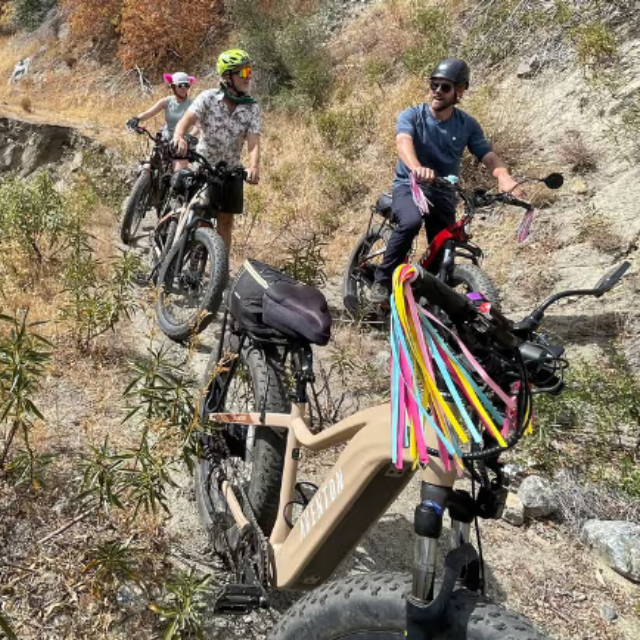 Women on a bike